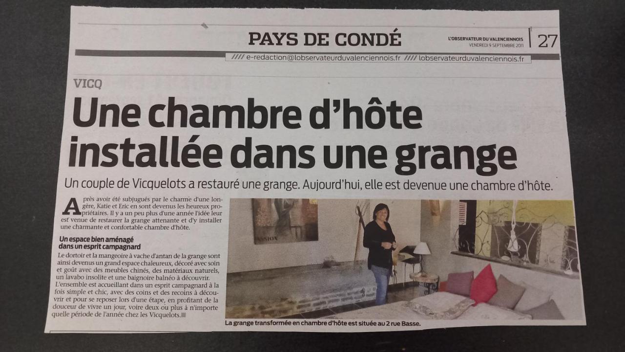 Chambres D Hotes ,Hotel ,Secret D'Une Nuit A Vicq Pres De Onnaing,Avec Piscine Exterior foto